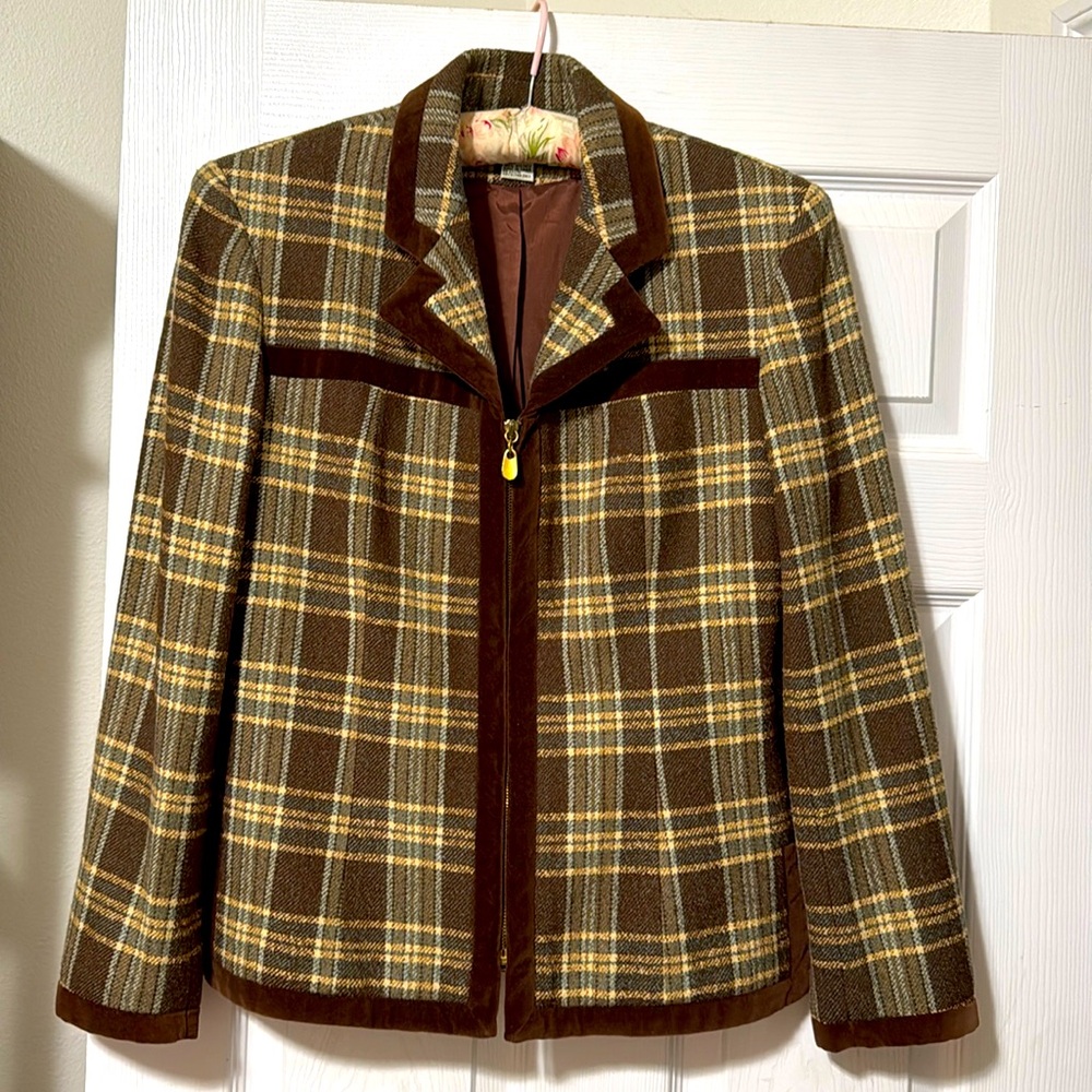 Vintage Ann Taylor wool blazer.